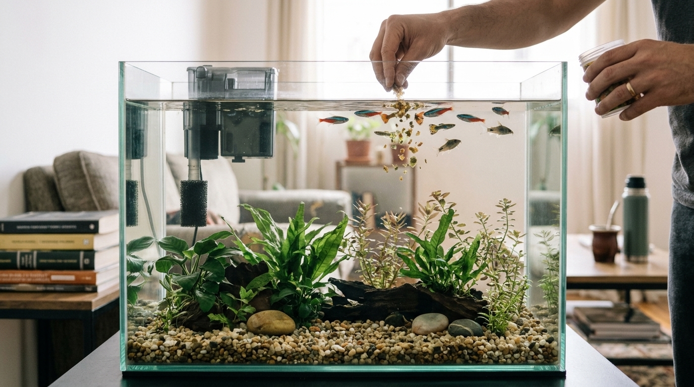 🐠 ¿Cómo evitar la sobrealimentación en el acuario?