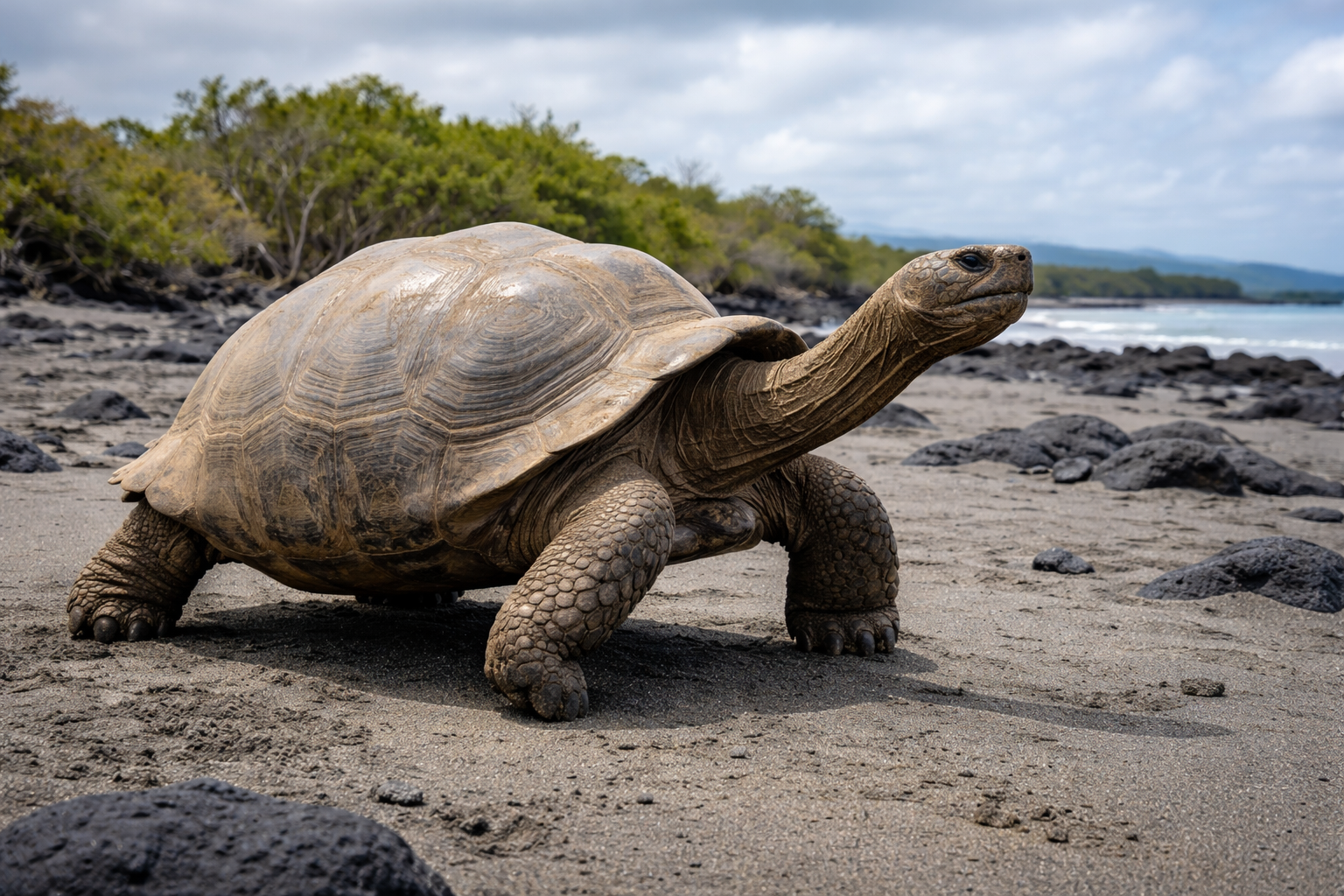 🐢 Nacimiento de esperanza: tortugas gigantes anidan en libertad en las Galápagos
