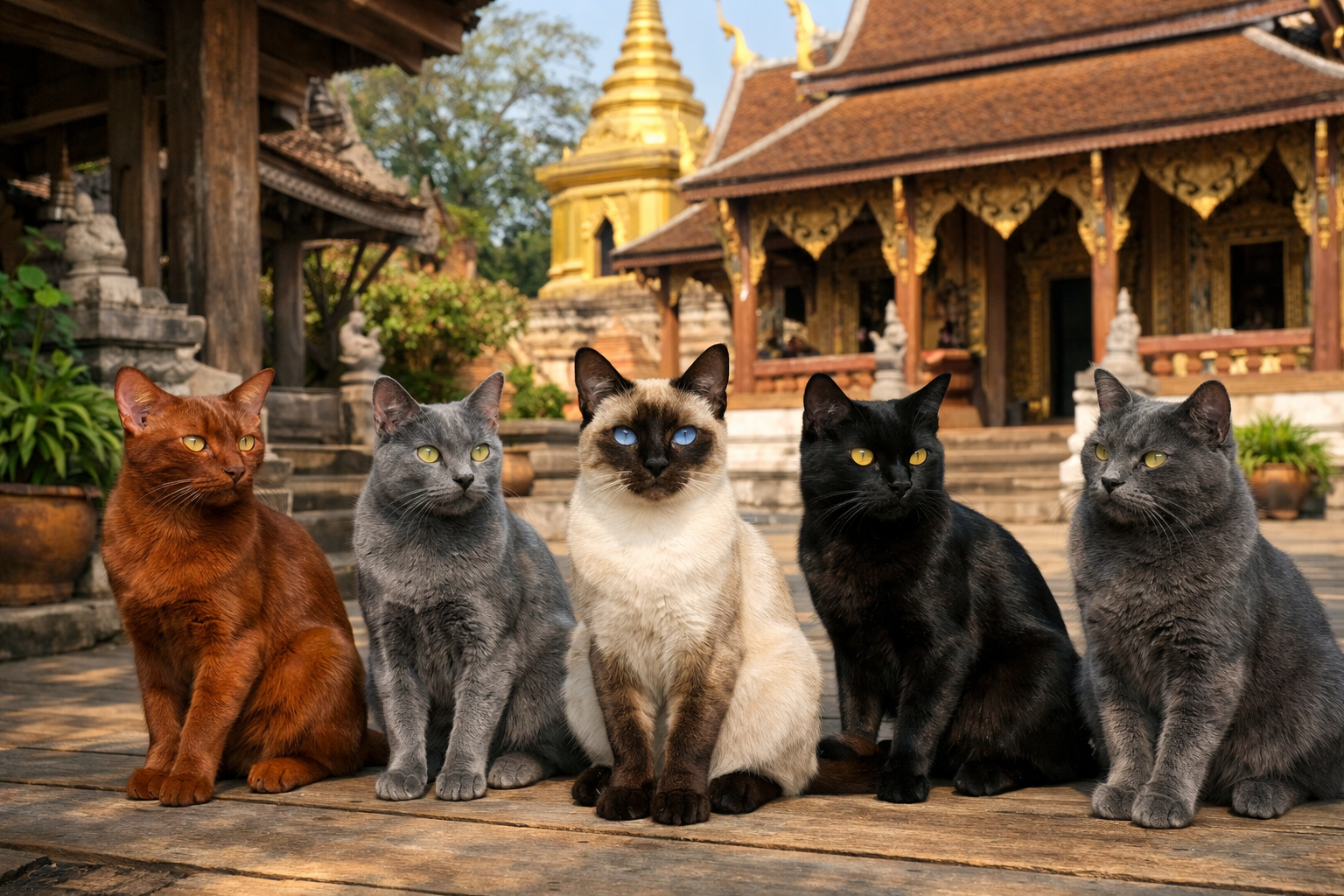 Tailandia declara tesoro nacional a cinco razas de gatos: entre ellas, el verdadero siamés