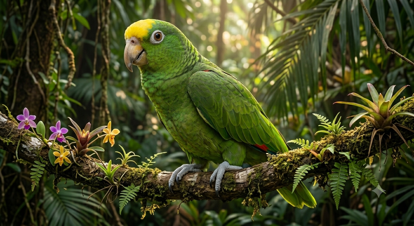 Imagen de Loro de corona amarilla