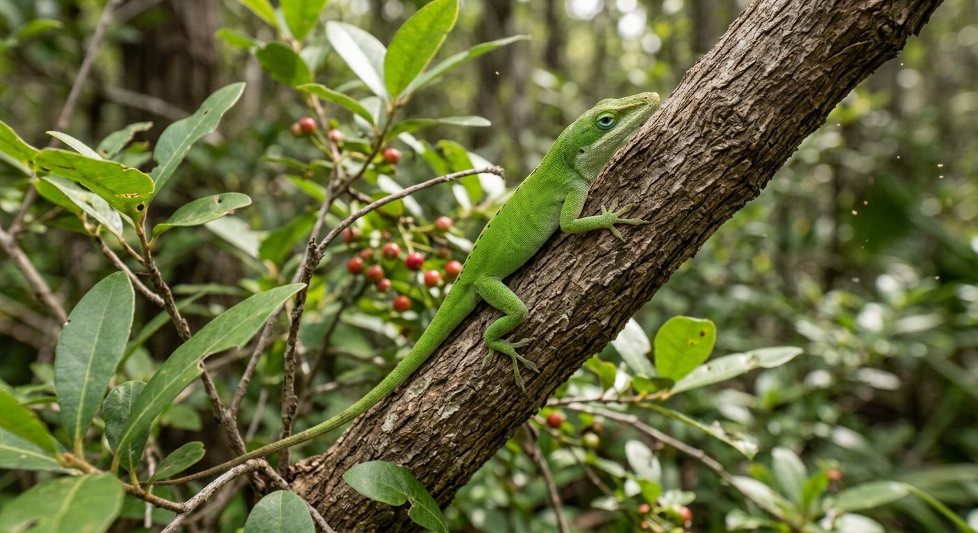 Imagen de Anolis Verde