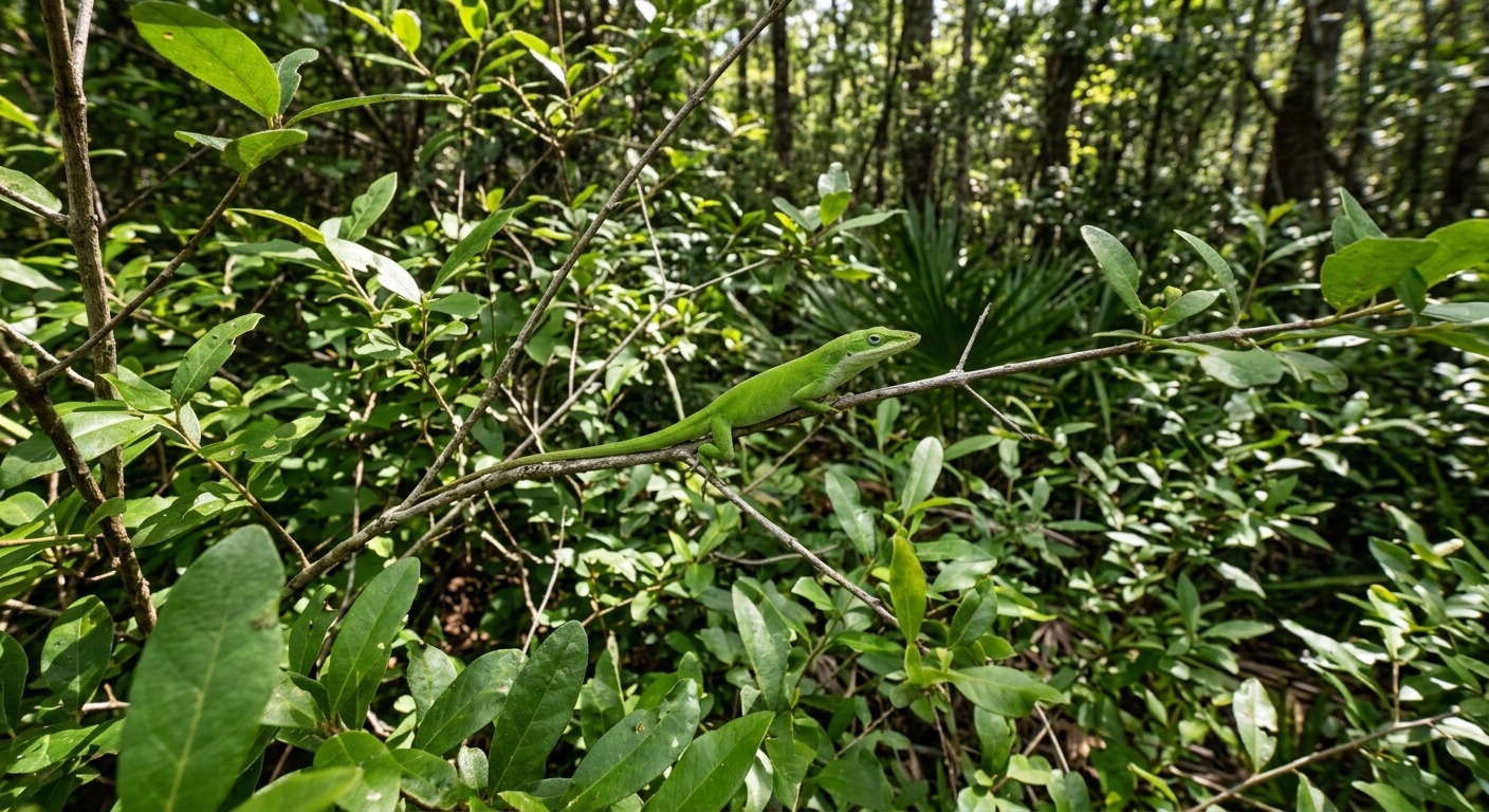 Imagen de Anolis Verde