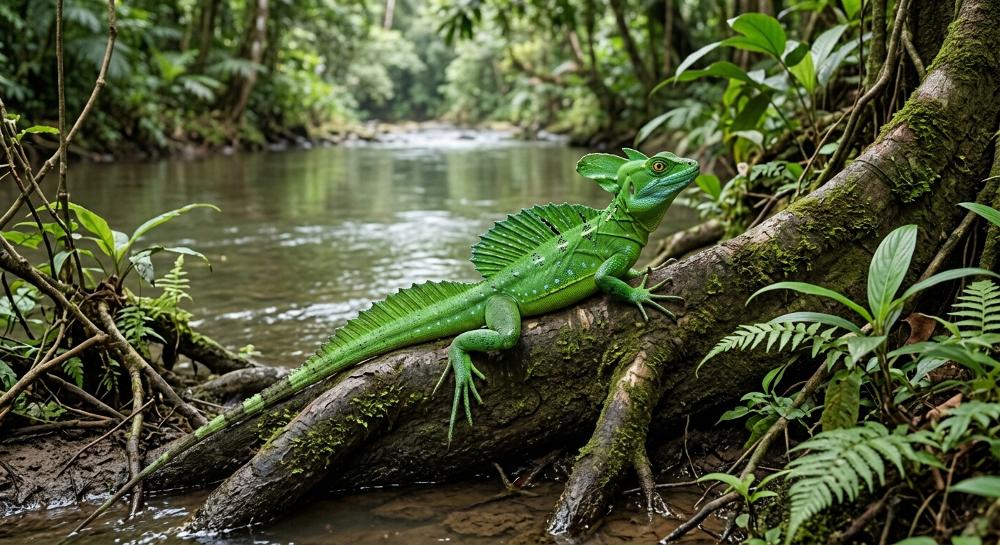Imagen de Basilisco Verde