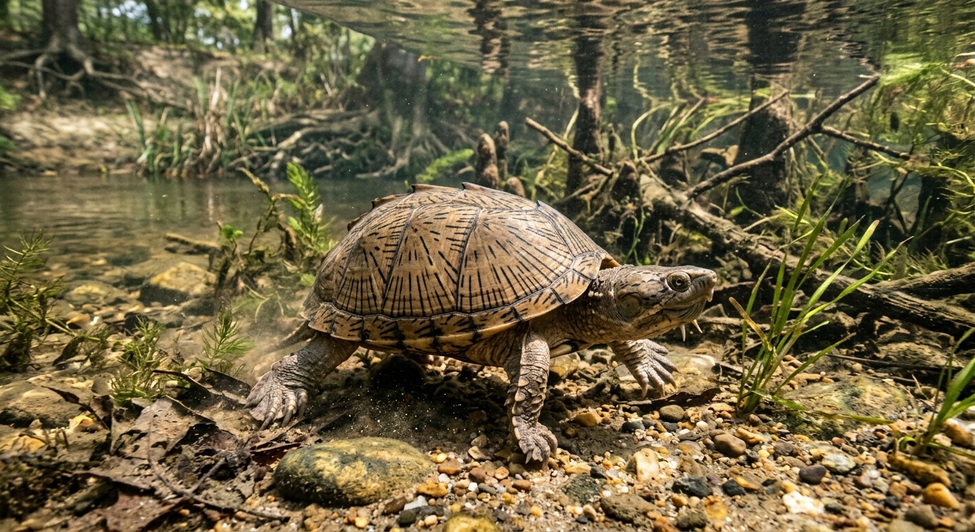 Imagen de Tortuga Almizclera de Dorso Aserrado