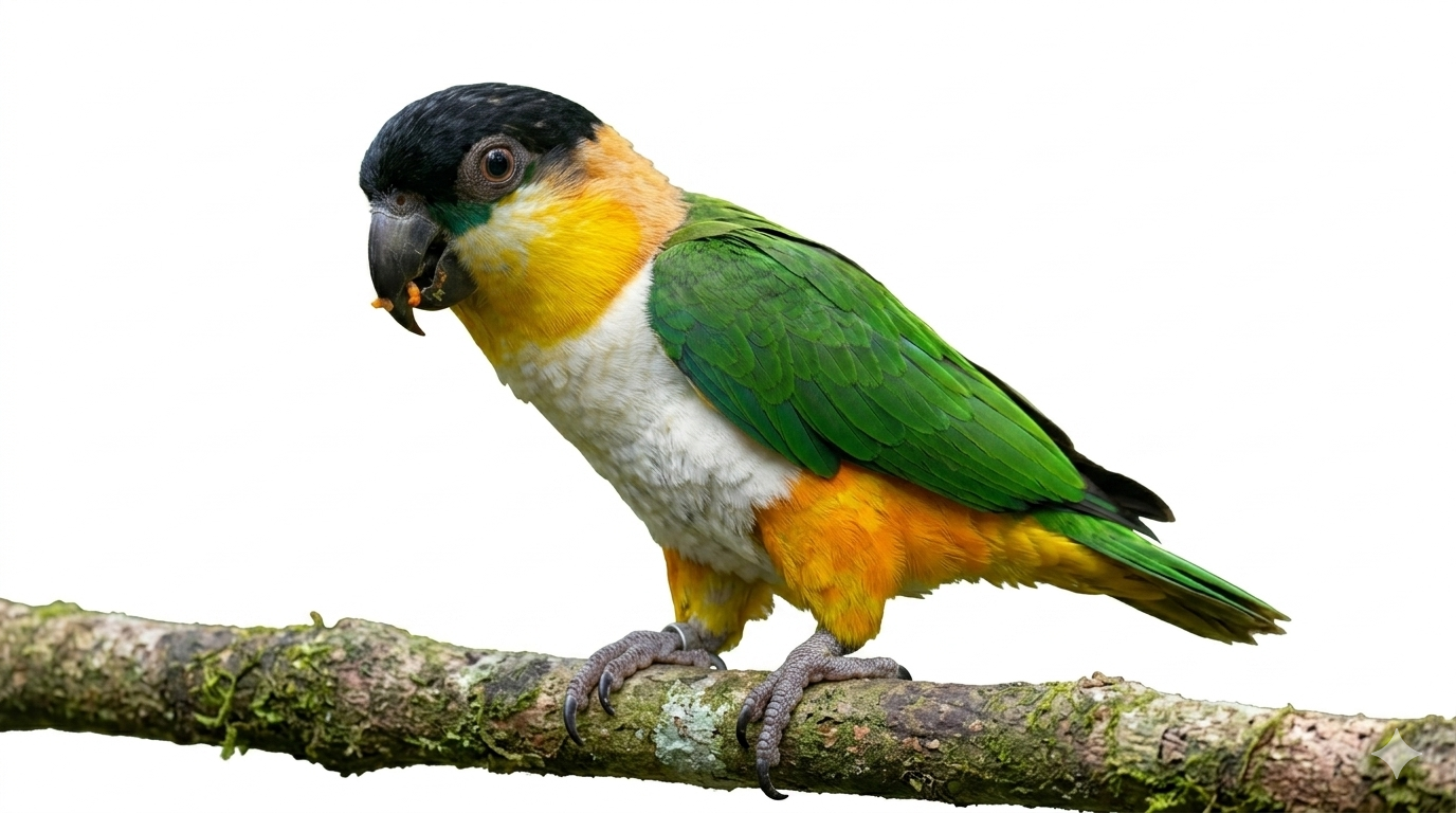 Caique cabecinegro