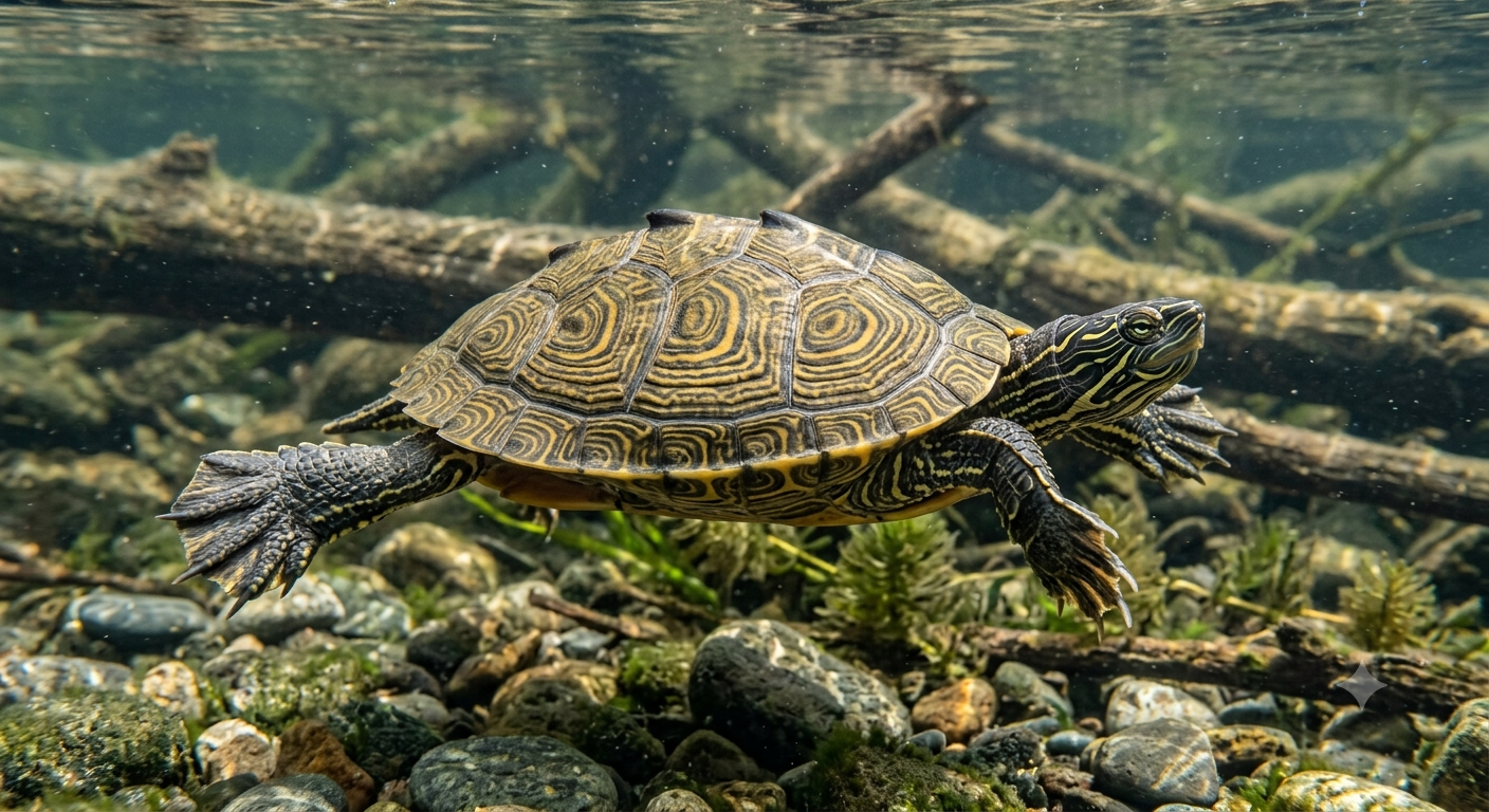 Imagen de Tortuga mapa de Alabama